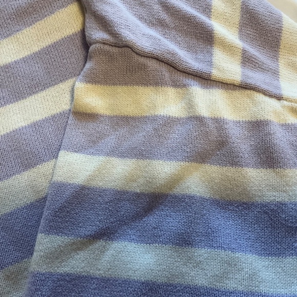 GAP Kids 24/7 Purple Stripe Crewneck Sweater - Picture 3 of 7